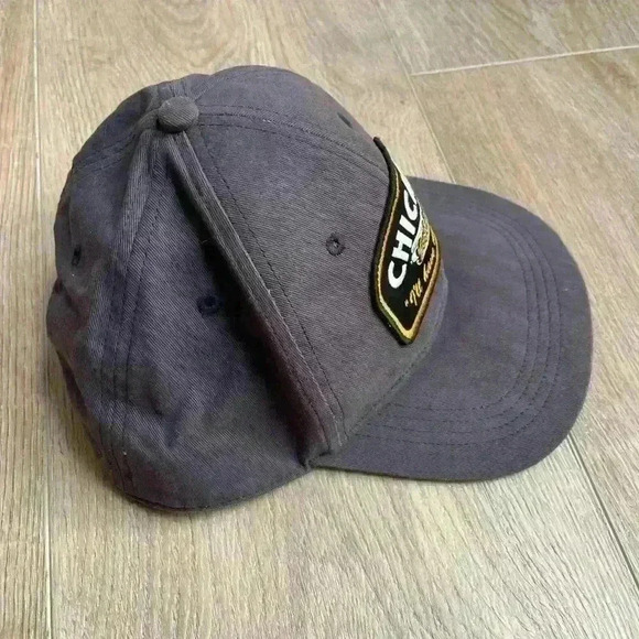 Vintage Chicago Footlong Snapback Hat Cap Gray One Size - Picture 4 of 6